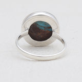 Lava Mexican Turquoise Silver Rings