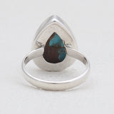 Lava Mexican Turquoise Silver Rings