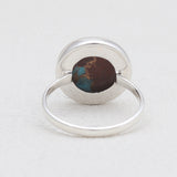 Lava Mexican Turquoise Silver Rings