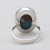 Lava Mexican Turquoise Silver Rings