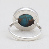 Lava Mexican Turquoise Silver Rings