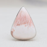 925 Silver Pink Scolecite Rings
