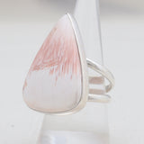 925 Silver Pink Scolecite Rings