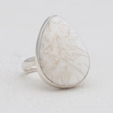 925 Sterling Silver Scolecite Rings