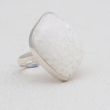 925 Sterling Silver Scolecite Rings