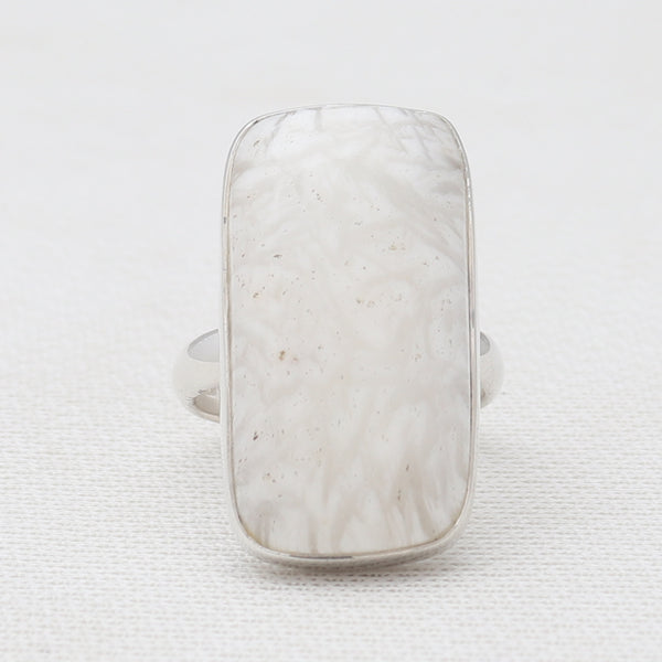 925 Sterling Silver Scolecite Rings