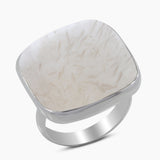 925 Sterling Silver Scolecite Rings