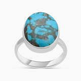 Mexican Turquoise Silver Rings