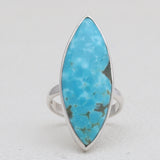 Mexican Turquoise Silver Rings
