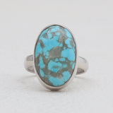 Mexican Turquoise Silver Rings