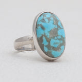 Mexican Turquoise Silver Rings
