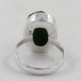 925 Silver Chrome Diopside Ring