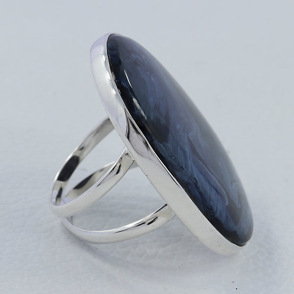 925 Sterling Silver Pietersite Ring