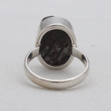 Natural Astrophyllite Silver Rings