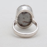 Natural Astrophyllite Silver Rings