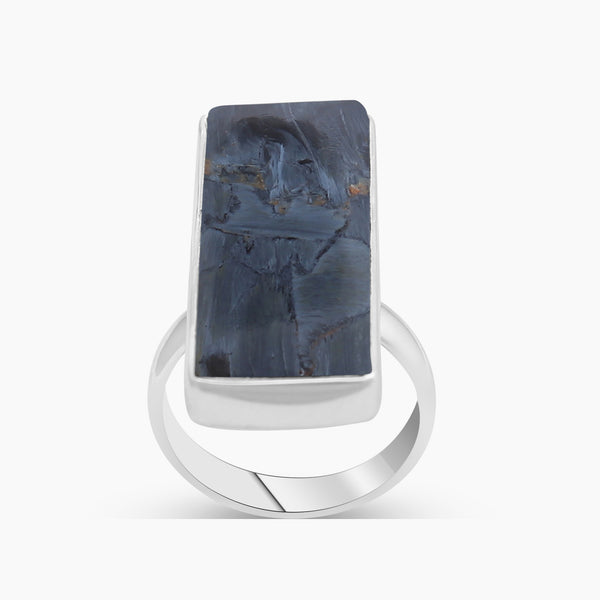 Pietersite Jasper Silver Rings