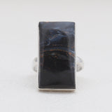 Pietersite Jasper Silver Rings