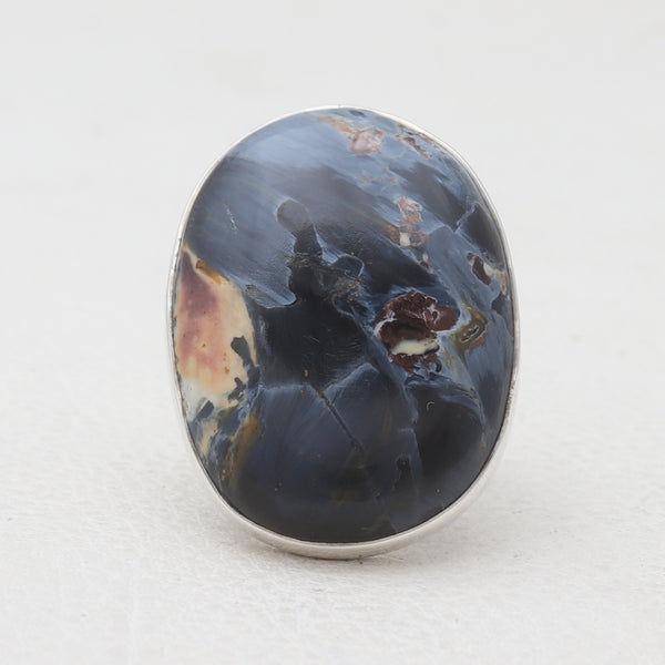 925 Sterling Silver Pietersite Jasper Rings