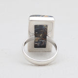 Pietersite Jasper Silver Rings