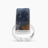 Pietersite Jasper Silver Rings