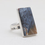 Pietersite Jasper Silver Rings