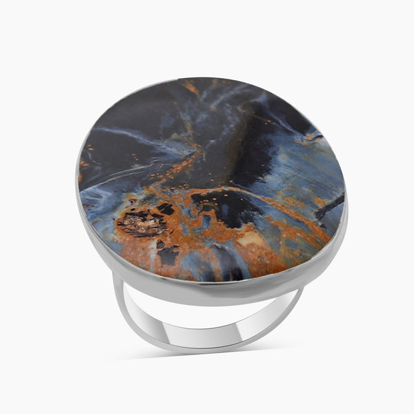 Pietersite Jasper Silver Rings