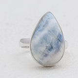 Blue Rhodochrosite Silver Rings