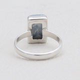 Blue Rhodochrosite Silver Rings