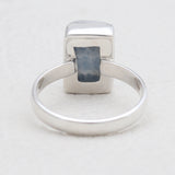 Blue Rhodochrosite Silver Rings