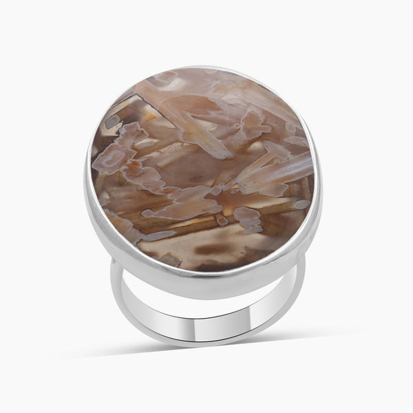 925 Sterling Silver Turkish Agate Rings