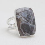 925 Sterling Silver Turkish Agate Rings