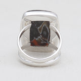 925 Sterling Silver Turkish Agate Rings