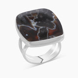 925 Sterling Silver Turkish Agate Rings