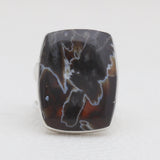 925 Sterling Silver Turkish Agate Rings