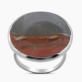 Polychrome Jasper Silver Rings
