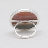 Polychrome Jasper Silver Rings