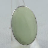Lemon Chrysoprase Silver Ring