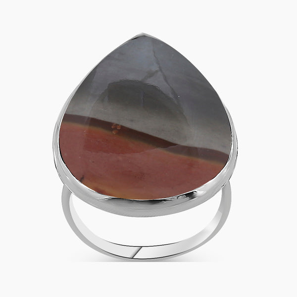 925 Silver Polychrome Jasper Rings