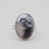 925 Silver Dendritic Opal Rings