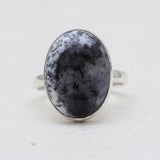 925 Silver Dendritic Opal Rings