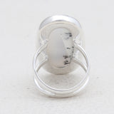 925 Silver Dendritic Opal Rings