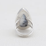 925 Silver Dendritic Opal Rings