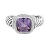 925 Sterling Silver Smoky Quartz Rings