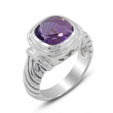 925 Sterling Silver Smoky Quartz Rings