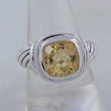 925 Sterling Silver Smoky Quartz Rings