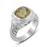 925 Sterling Silver Smoky Quartz Rings