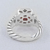 925 Sterling Silver Smoky Quartz Rings