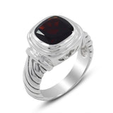 925 Sterling Silver Smoky Quartz Rings