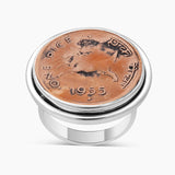 Vintage 1955 Silver Coin Rings