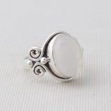 Natural Lapis Lazuli Silver Rings